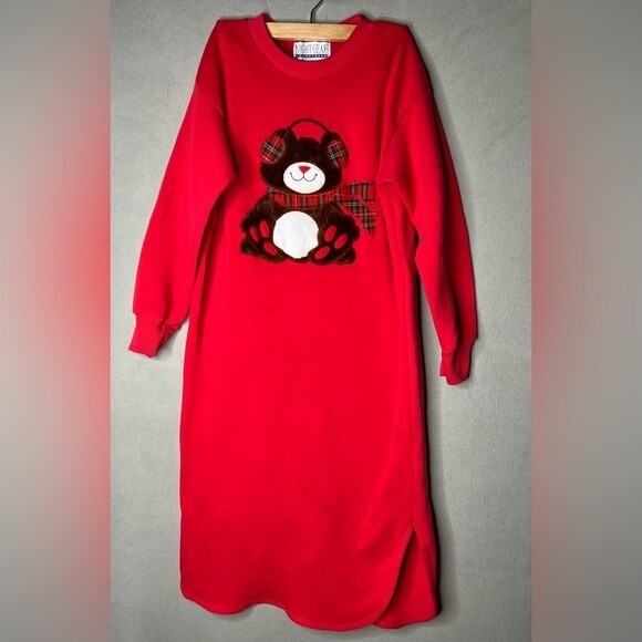 Vintage 90s Night Gear Sleepwear/Pajamas Bear 1993  Size:One Size - Picture 1 of 16